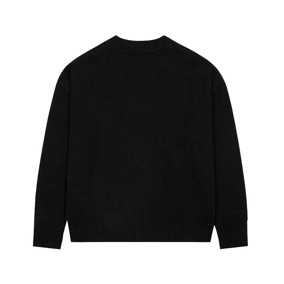 "Heart" - Sweater Black